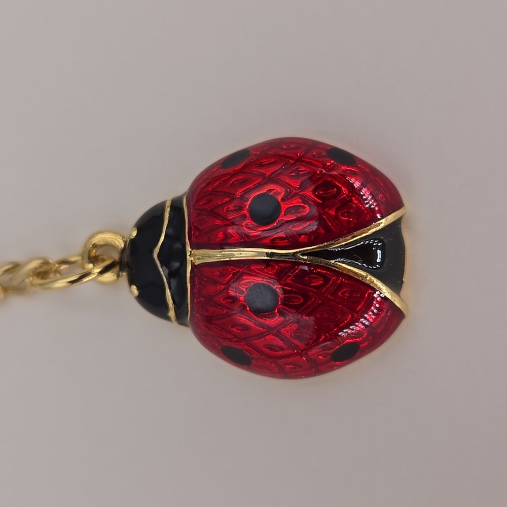 Red Ladybug Keychain - Picture 4 of 5